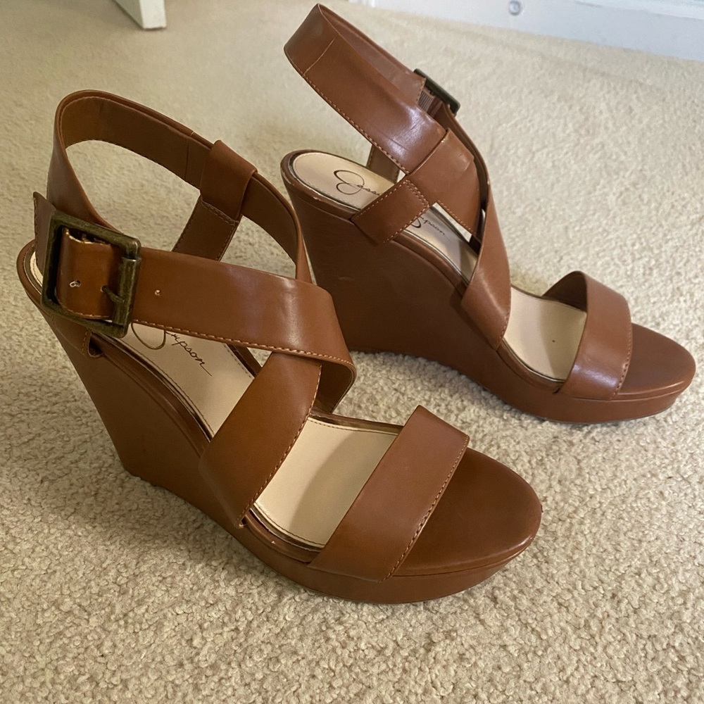 Jessica Simpson Wedges Brown
